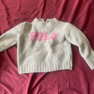 Girl toddler polo sweater